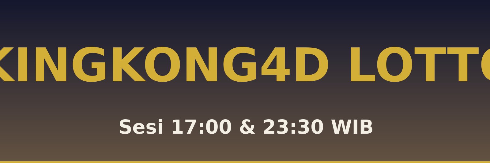 Kingkong4D Lotto Peukan Bada